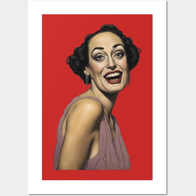 Joan Crawford painting. Wall Art by CS77